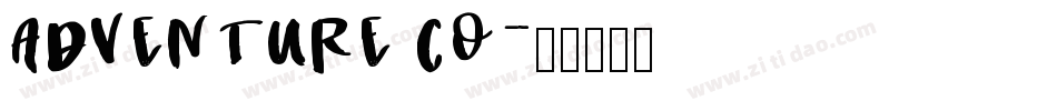 ADVENTURE CO字体转换